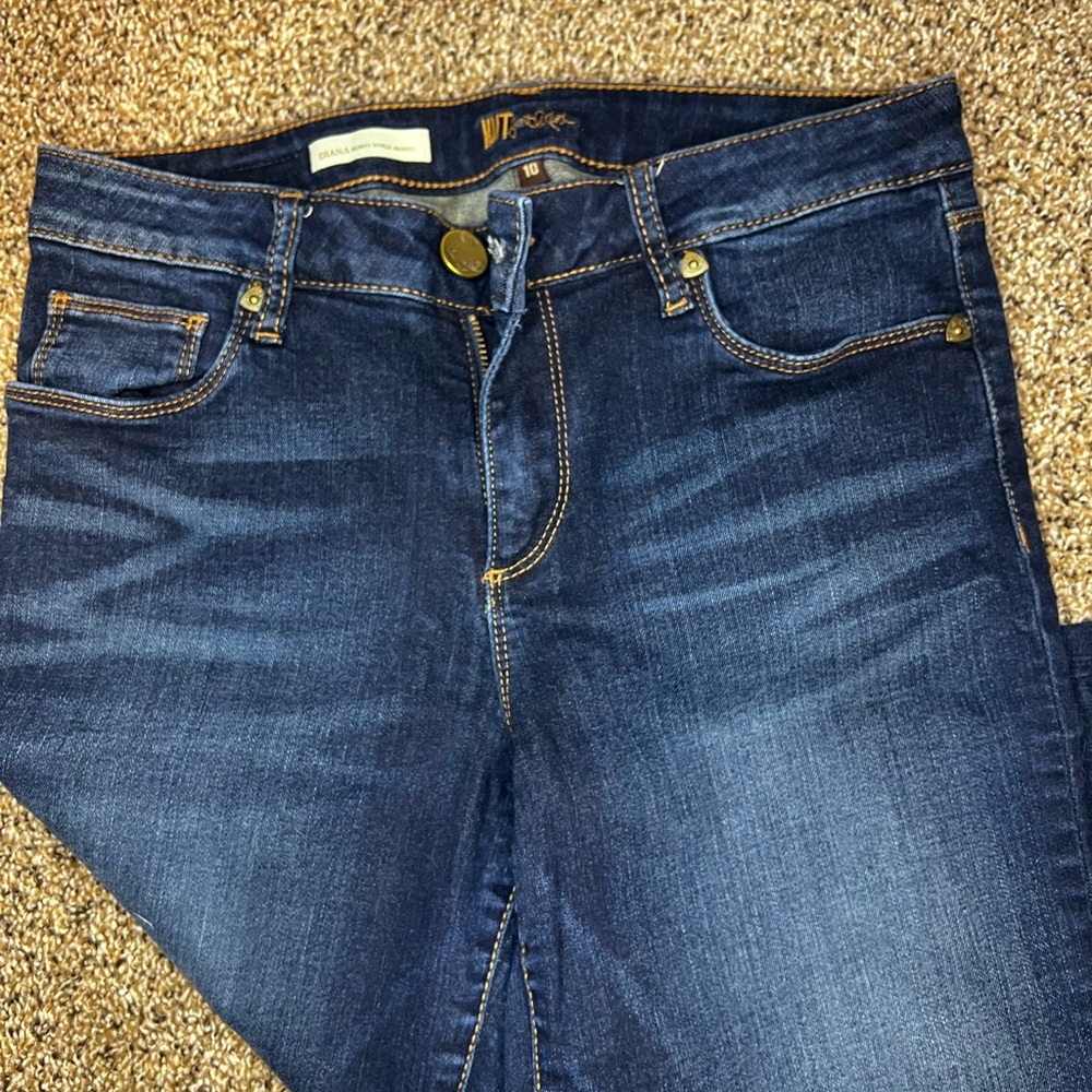 Kut From The Kloth Diana Kurvy Ankle Skinny Jeans – Women’s Size 10, Dark Wash - Picture 3 of 5
